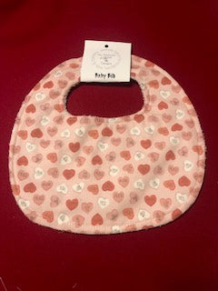 Conversation Hearts Bib