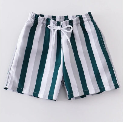 Stripe Boy Swim Trunks