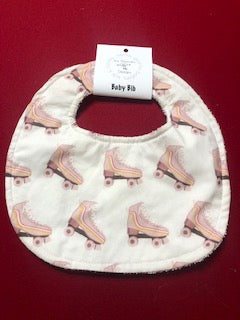 Pink Rollerskates Bibs