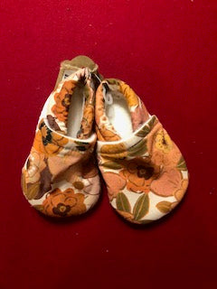 Fabulous Fall Flowers Baby Shoes