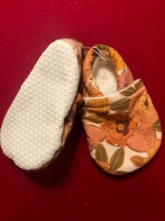 Fabulous Fall Flowers Baby Shoes