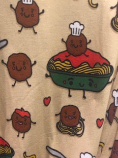 Kiki + Lulu Meatball  Long Sleeve Pajamas