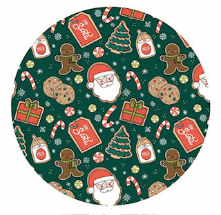 Green Christmas Cookie Convertible Footie