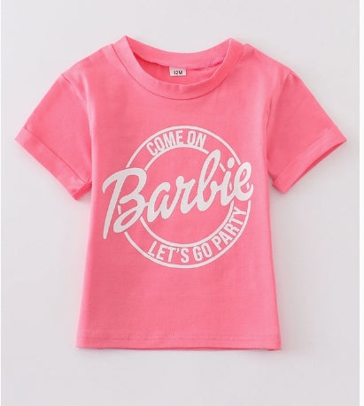 Pink Barbie Girl Top