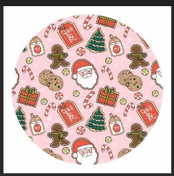 Christmas Cookies Kid PJs_ Pink